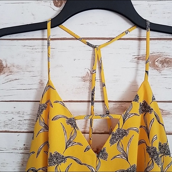 🆕 NWT Francesca’s Alya Size S Yellow Tank - Picture 3 of 8